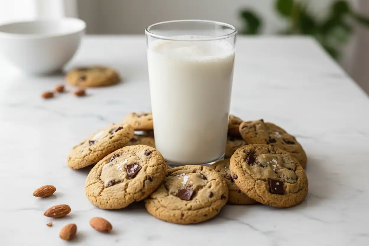 chocolate chip cookies milk, chocolate chip cookies, chocolate cookie recipe, sweetened condensed milk chocolate chip cookies, chocolate chip cookies condensed milk, cookie dunking,