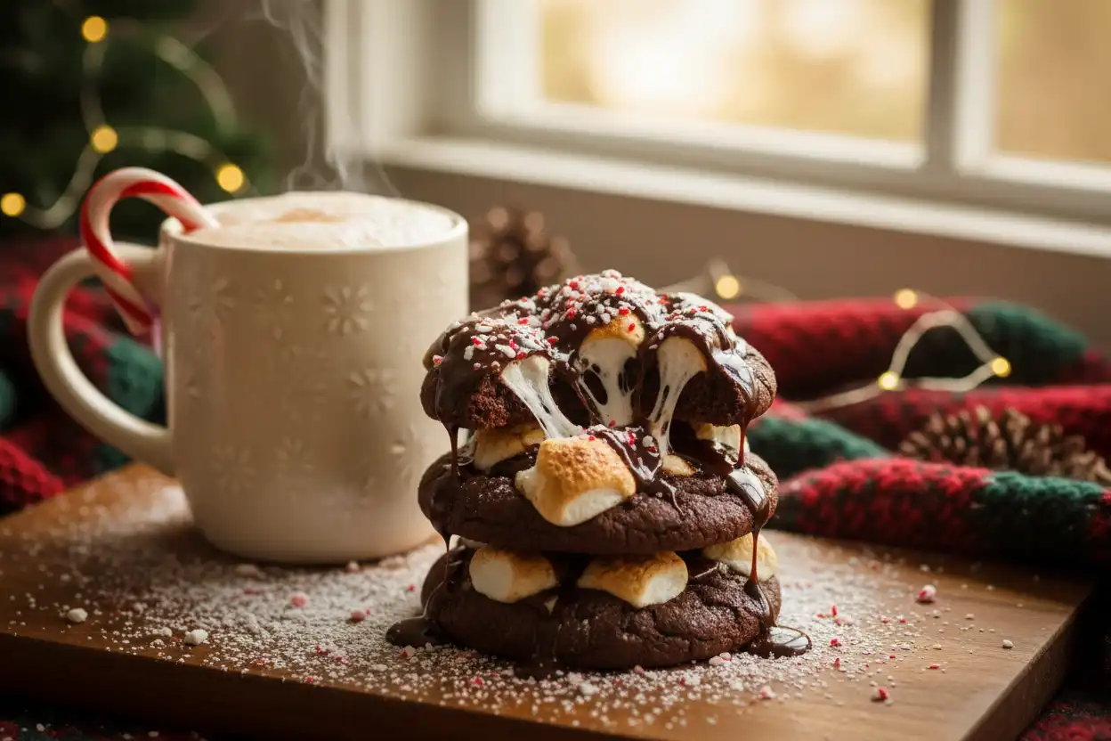 chocolate peppermint cookies, christmas cookie recipes, chocolate cookies, gluten free chocolate peppermint cookies, gluten free peppermint chocolate cookies, dark chocolate and peppermint cookies, peppermint hot chocolate cookies, peppermint white chocolate cookies, holiday cookie recipe, festive cookie,