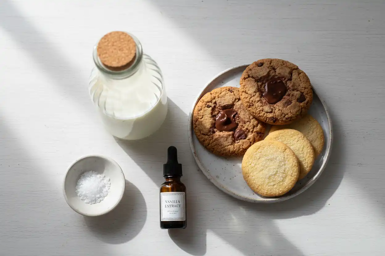cookie milk, chocolate chip cookie and milk, cookie milk recipe, sugar cookie milk, chocolate chip cookie with milk,