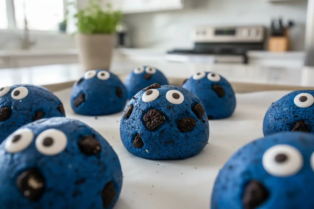 cookie monster cookies, monster cookies, fun cookie recipes, cookie monster recipe, blue cookie monster cookies, cookie monster chocolate chip cookies, monster cookie variations, cookie monster cookies with cake mix