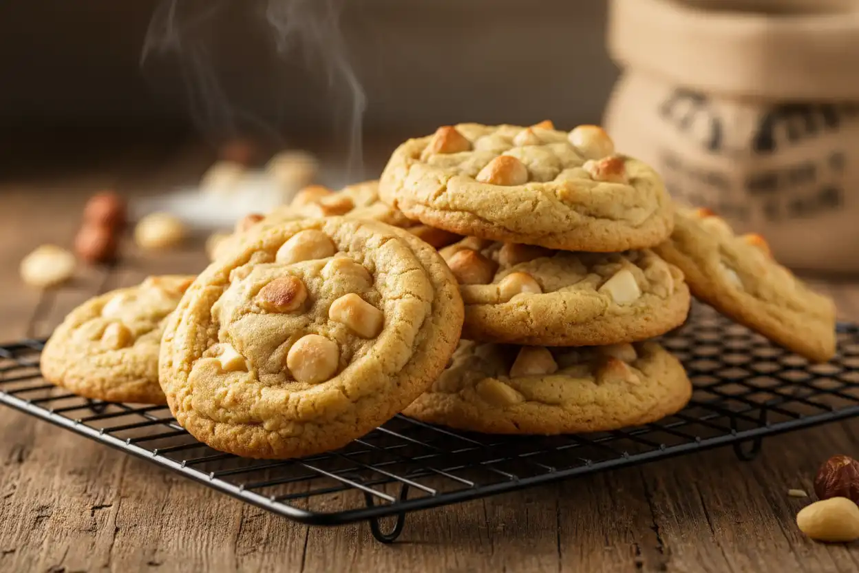 cookies macadamia nuts, easy cookie recipes, macadamia nut cookies, chewy macadamia cookies, soft macadamia cookies, should i toast macadamia nuts for cookies, homemade macadamia cookies