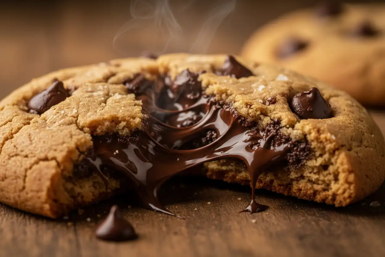 eggless chocolate chip cookies, easy cookie recipe, no-egg cookies, eggless soft chocolate chip cookies, egg-free cookies, plant-based cookies, vegan chocolate cookies,