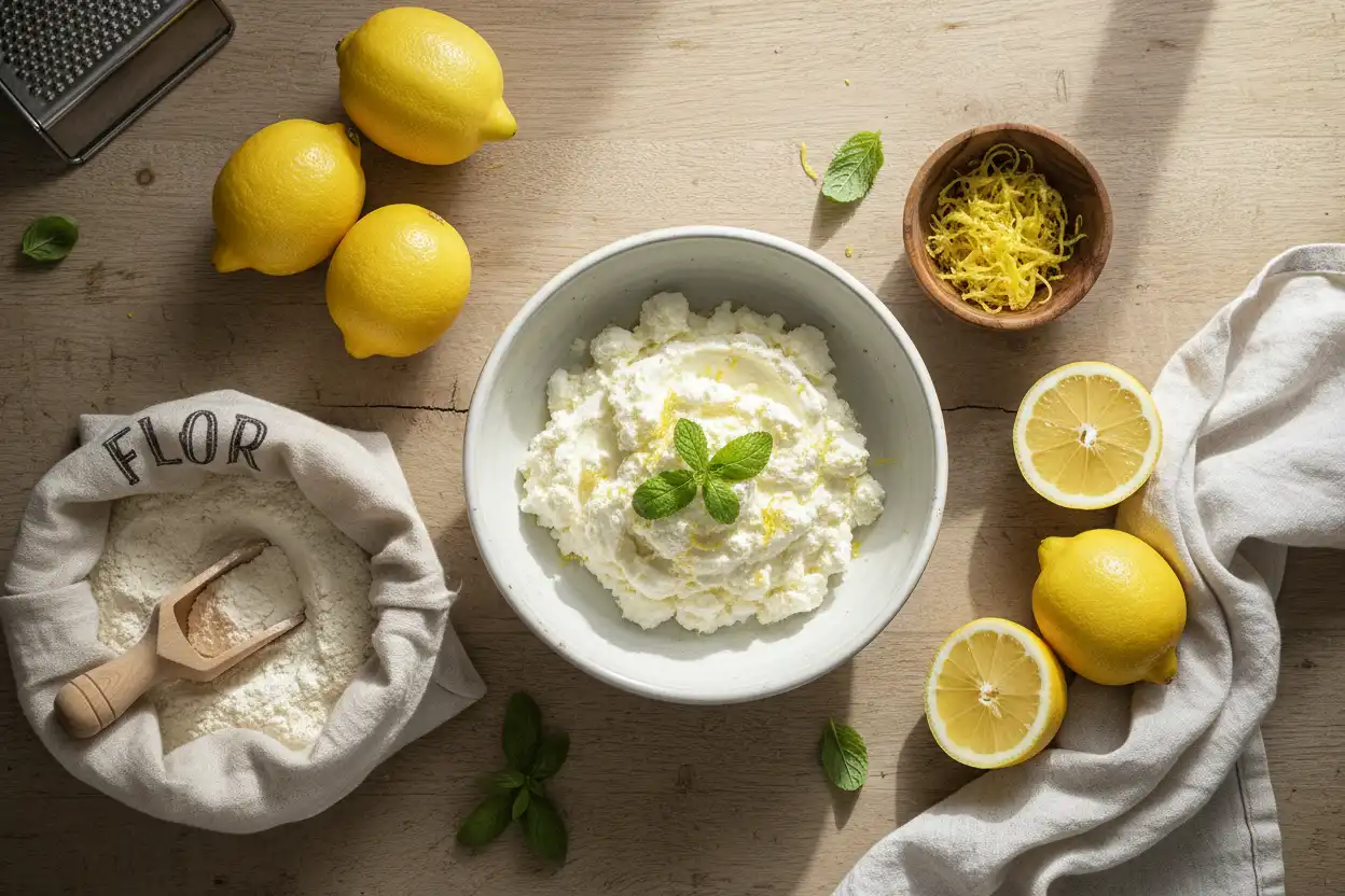 lemon ricotta cookies, lemon cookies, italian cookies, soft lemon cookies, ricotta cookies with lemon,