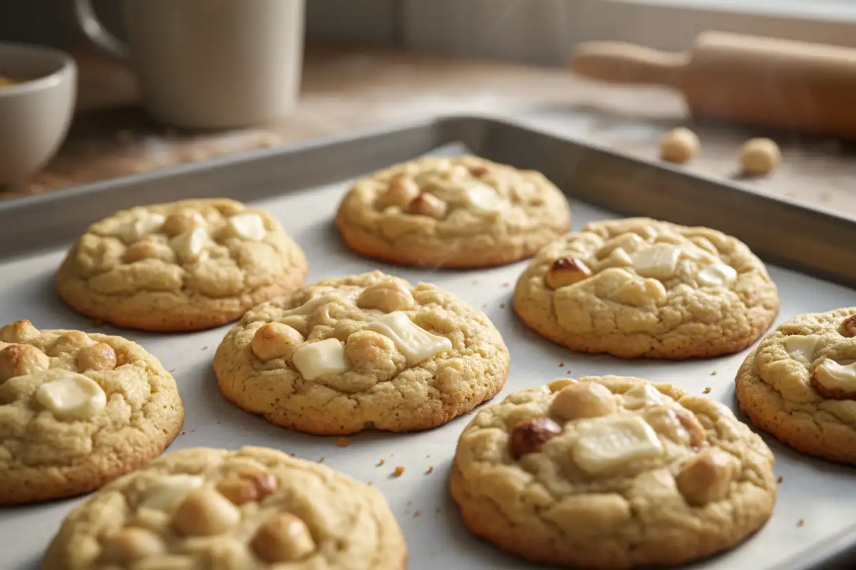 cookies macadamia nuts, easy cookie recipes, macadamia nut cookies, chewy macadamia cookies, soft macadamia cookies, should i toast macadamia nuts for cookies, homemade macadamia cookies