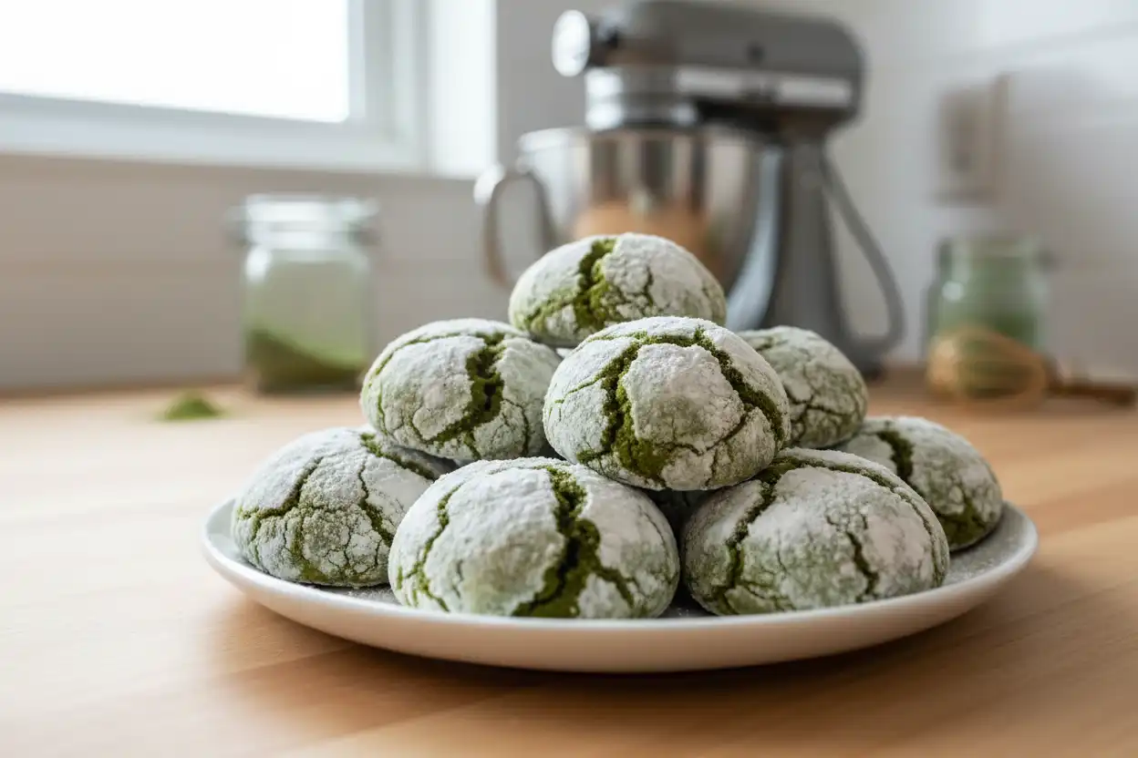 matcha cookies, matcha cookie recipe, matcha crinkle cookies, strawberry matcha cookies recipe, brown butter matcha cookies, oreo matcha cookies, black sesame matcha cookies, gluten-free matcha cookies, healthy matcha treats,