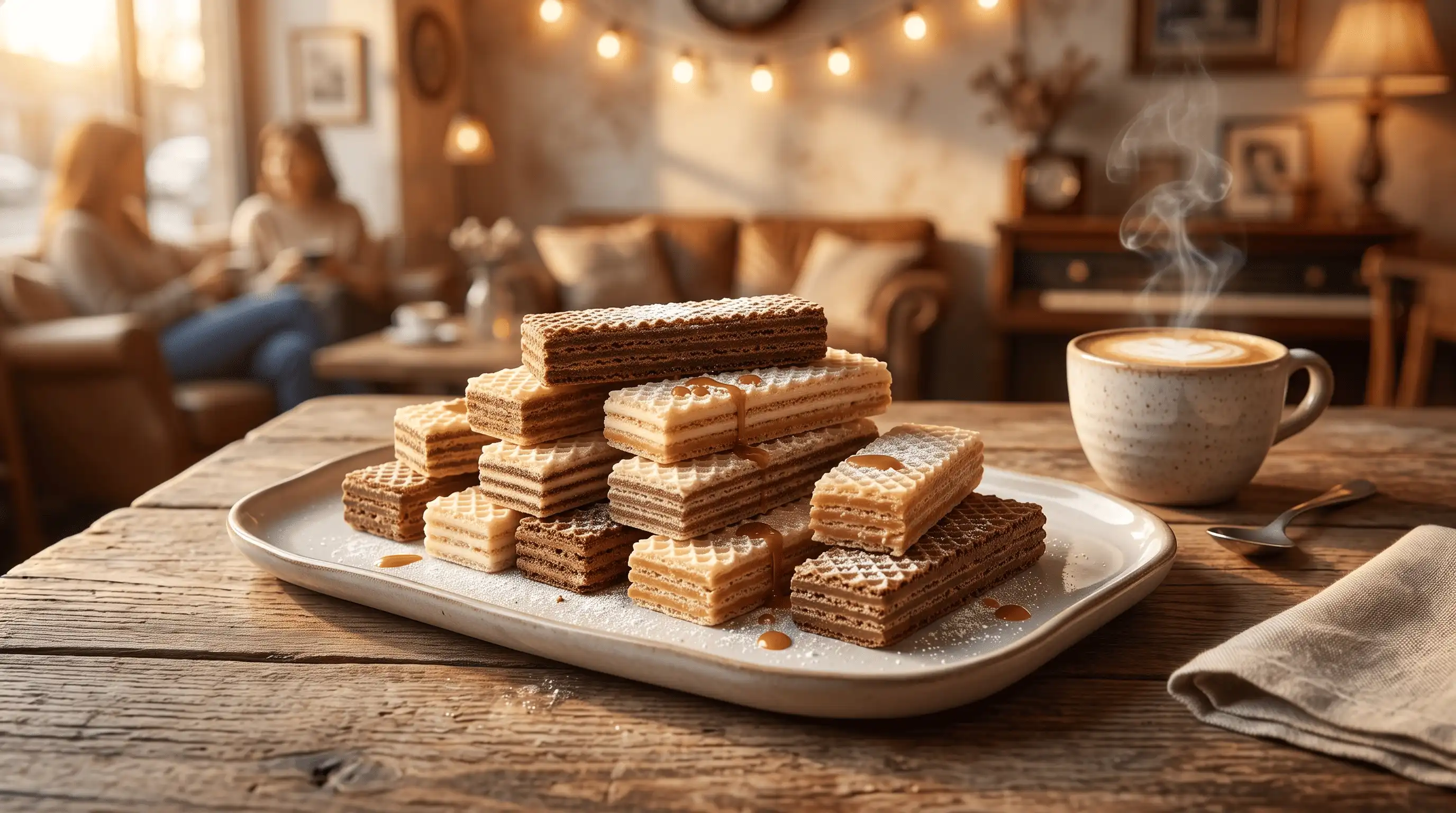 wafer cookies, chocolate wafer cookies, vanilla wafer cookies, wafer cookie recipes, homemade wafer cookies, caramel wafer cookies, gluten free chocolate wafer cookies