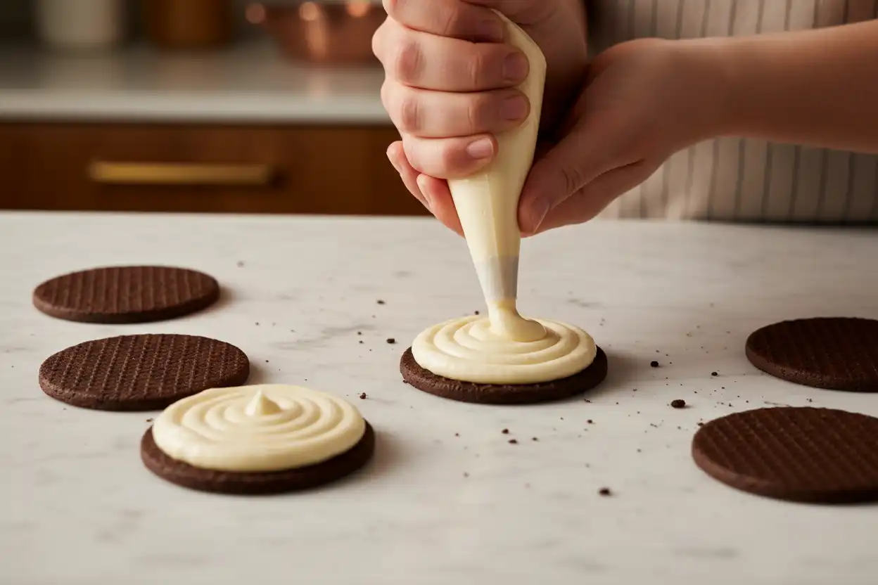 Crispy Chocolate Cookie Recipe,chocolate sandwich cookies,cookies,chocolate cookies,