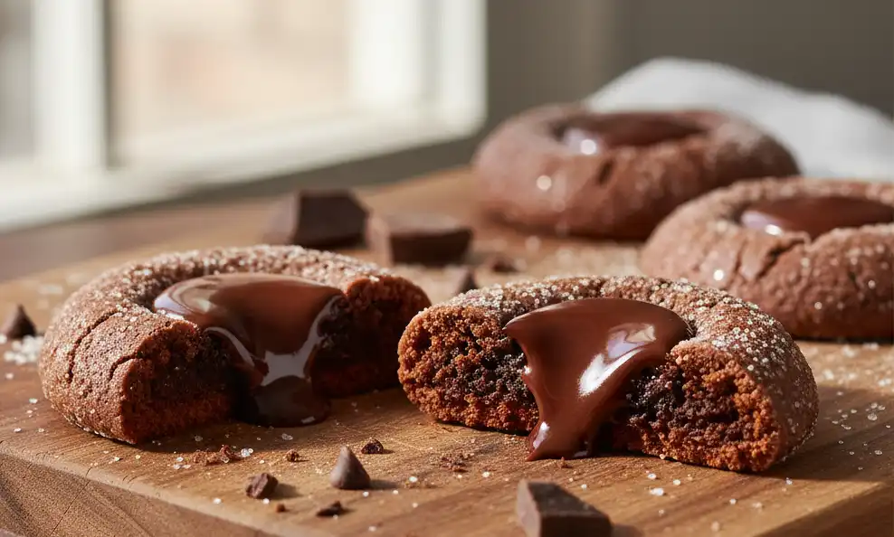 chocolate thumbprint cookies,chocolate cookies,butter cookies cookies,chocolate,