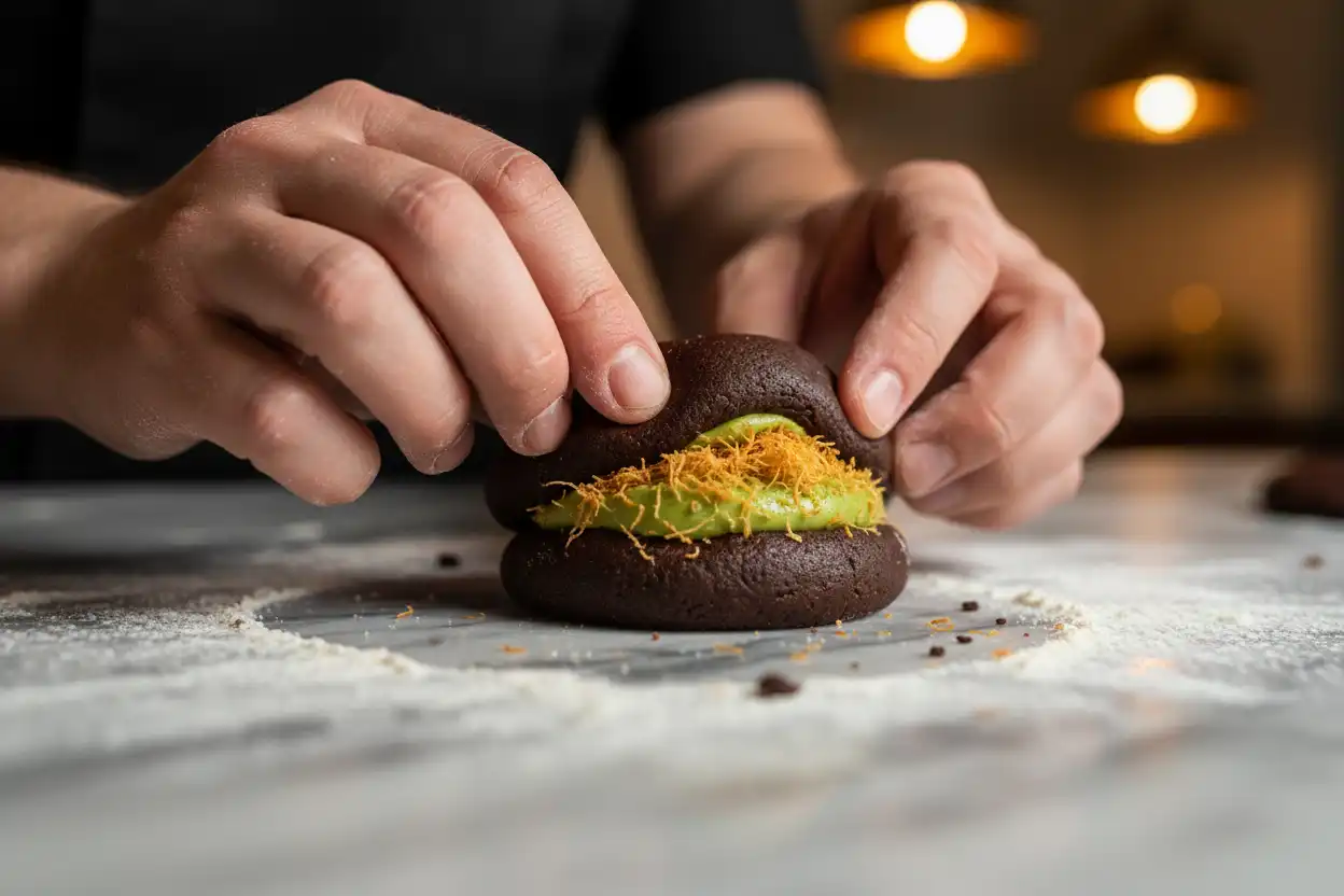 dubai chocolate cookie,cookie cakes,butter cookies,cookies,chocolate cookie,