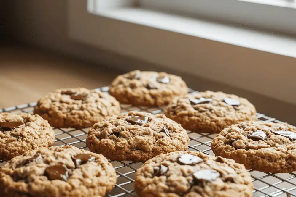 cooling-cookies-with-chocolate-pools