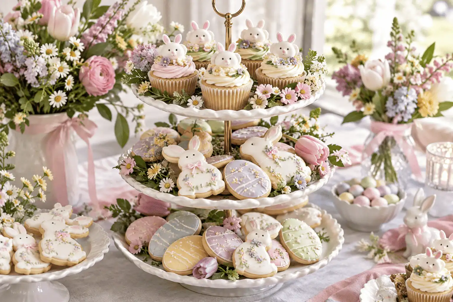 elegant-themed-bunny-dessert-tray