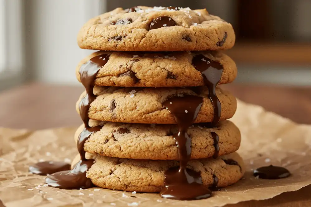 stack-de-cookies-au-chocolat-et-sel-marin